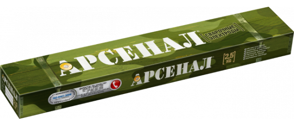 Электроды сварочные Арсенал МР-3, ф 3 мм (уп-2,5 кг) купить с доставкой в Щелково